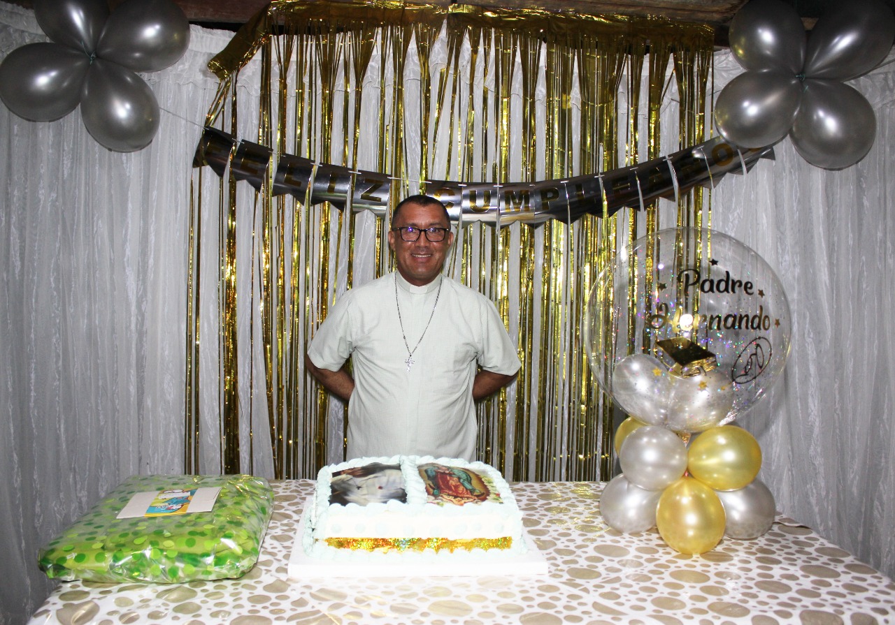 El cumpleañero Hernando Enrique Ricardo.
